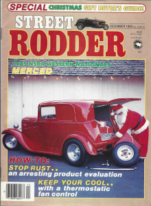 STREET RODDER 1985 DEC - MERCED, STOP RUST, THERMOSTATIC FAN CONTROL